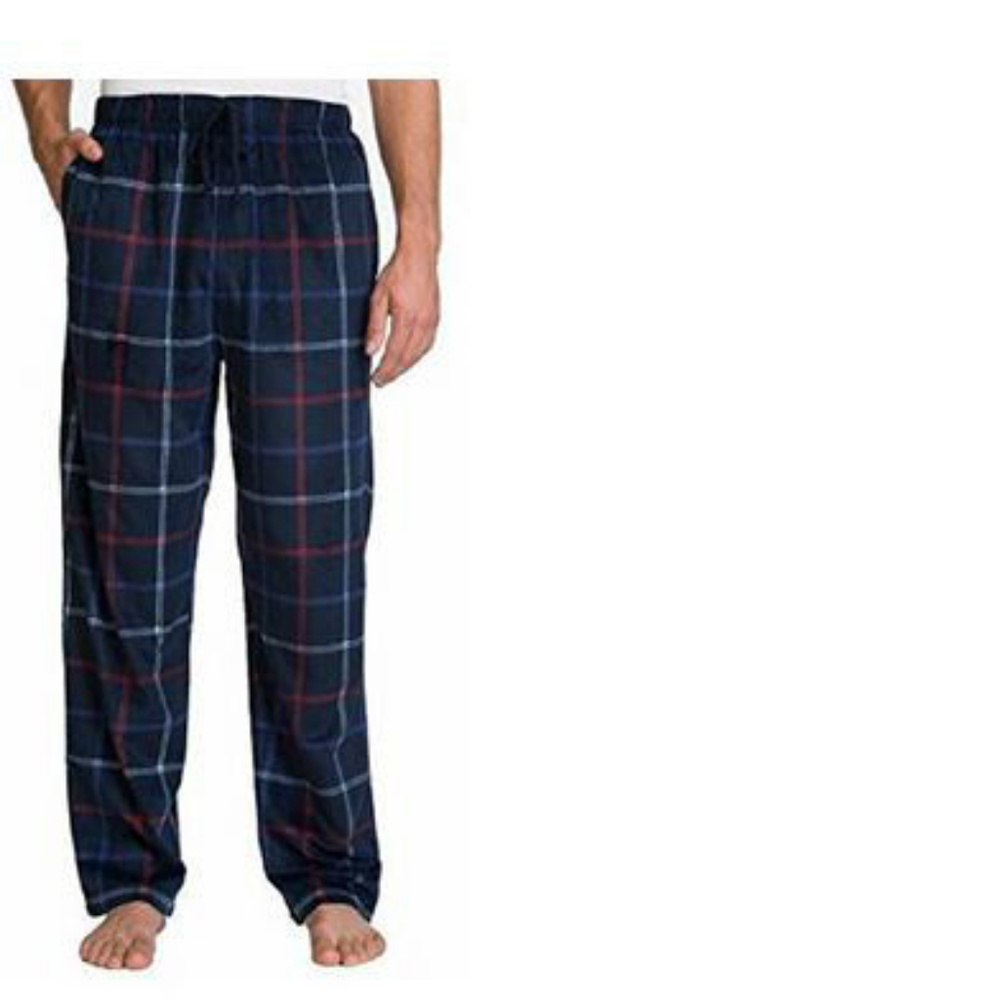 Nautica Men's Sueded Fleece Pajama Pants 2 Pack - Picture 1 of 2